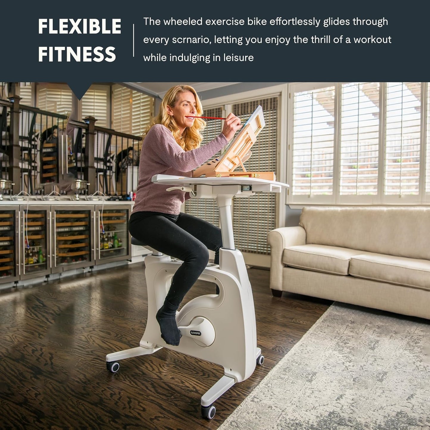 FlexiFit Pro 3-in-1 Desk Cycle