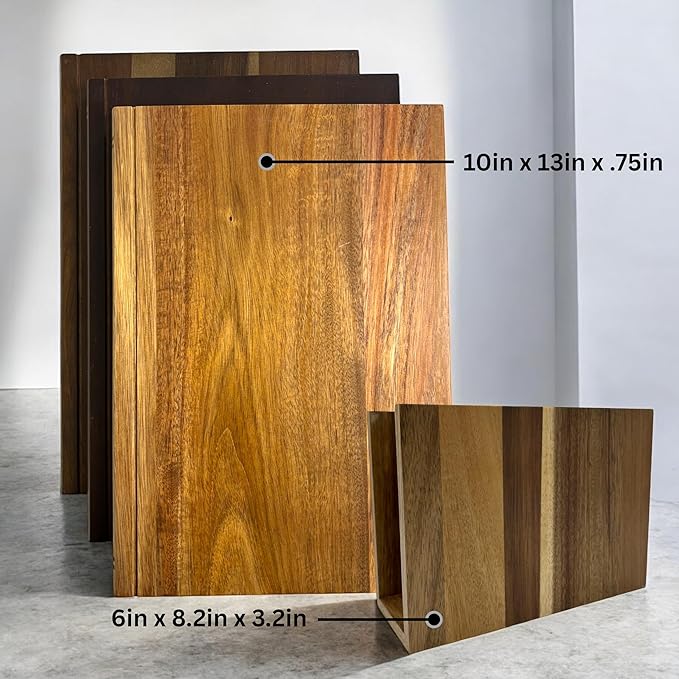 CookBook Cutting Board Library Set of 3