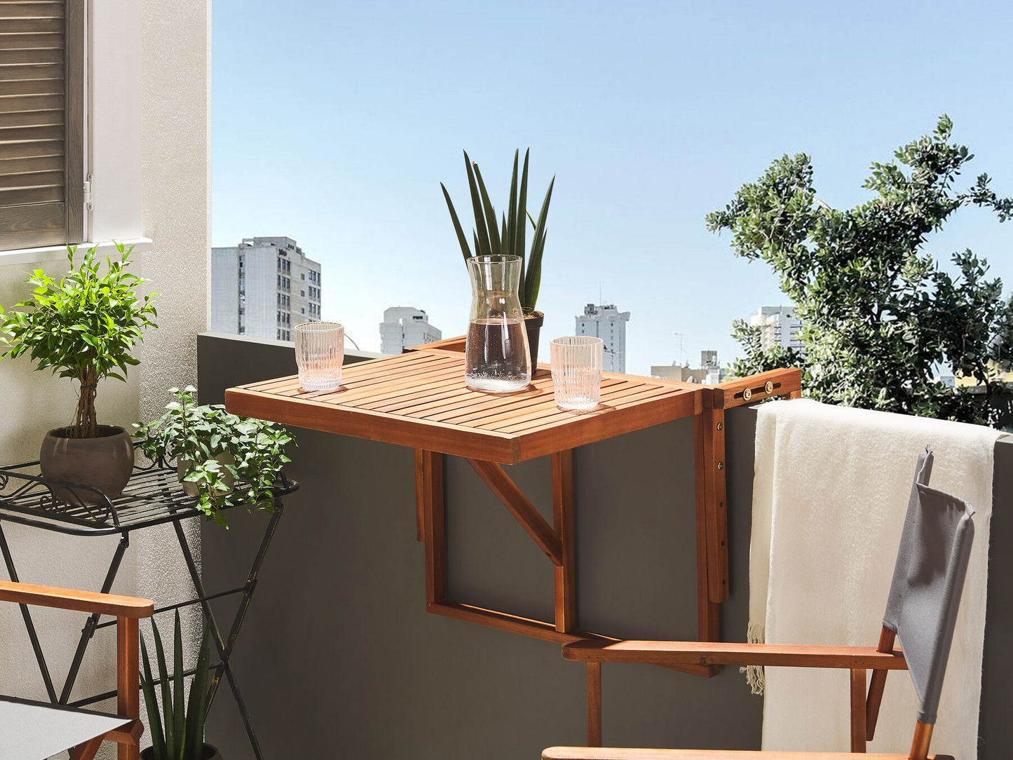 Foldable Balcony Table
