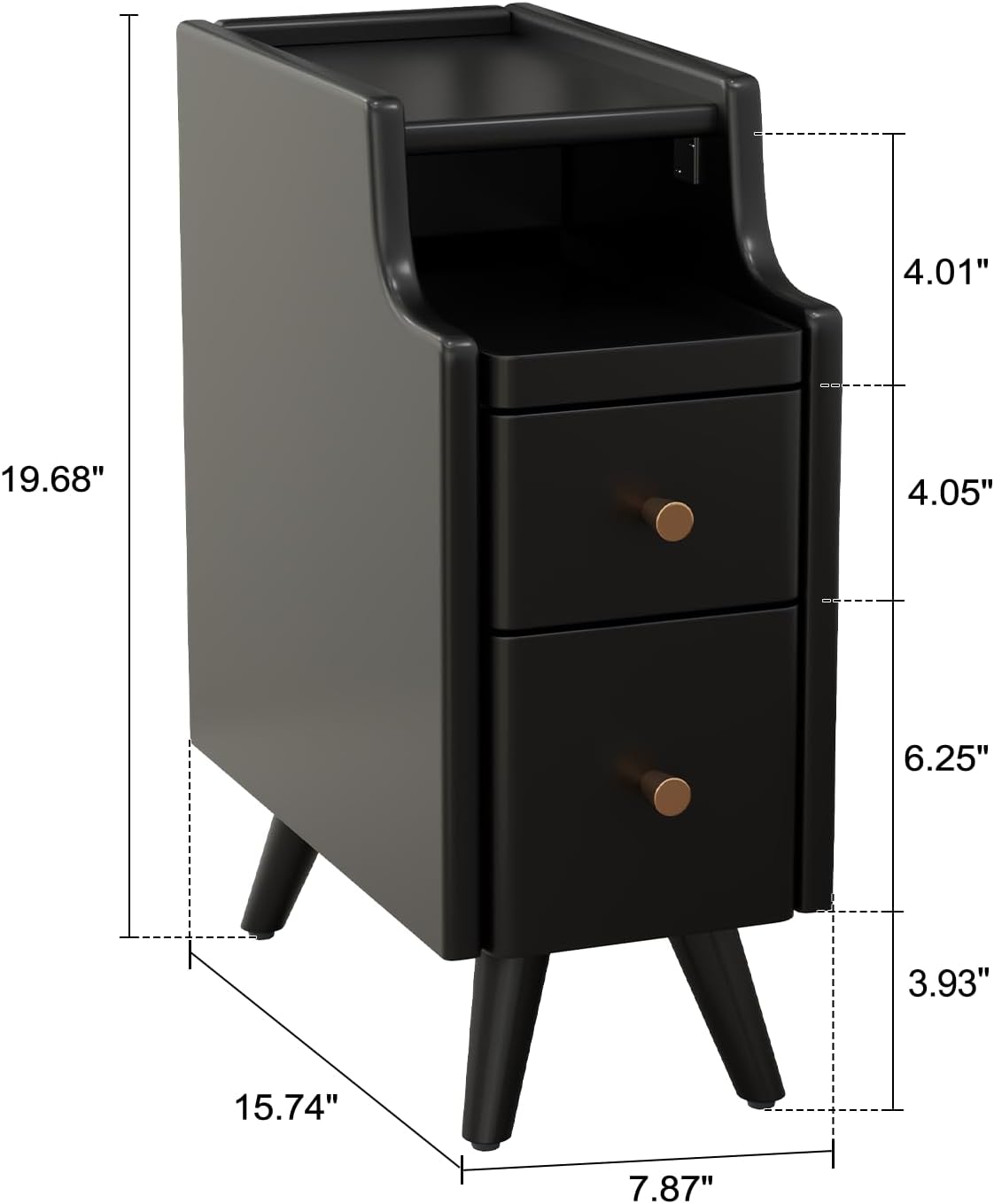 SlimSpace Bedside Table