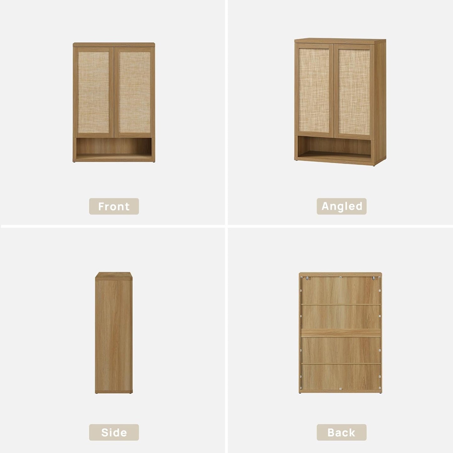 RattanHide Entryway Shoe Cabinet