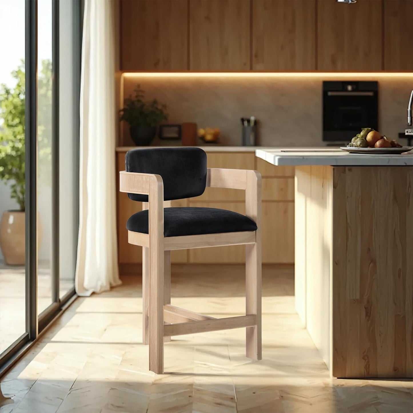 Sienna Fluted Stool