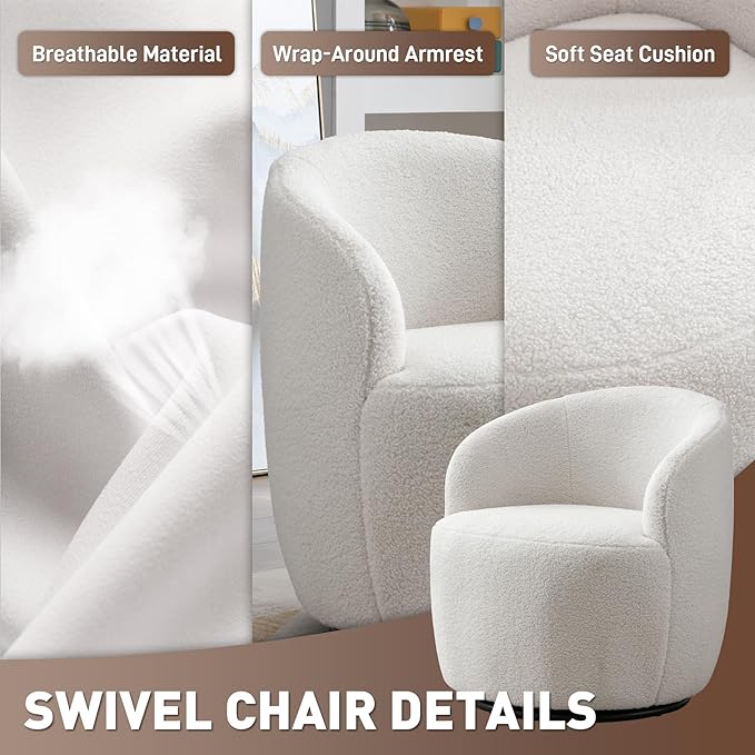 Veloura 360 Swivel Accent Chair
