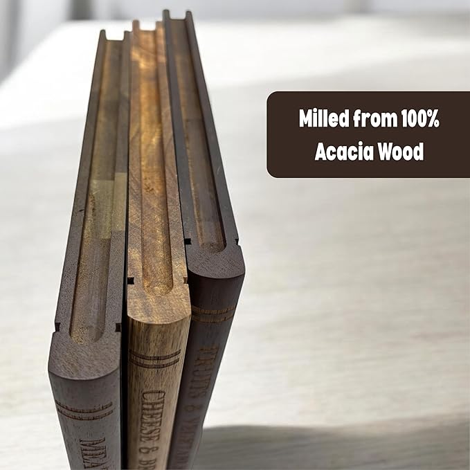 CookBook Cutting Board Library Set of 3