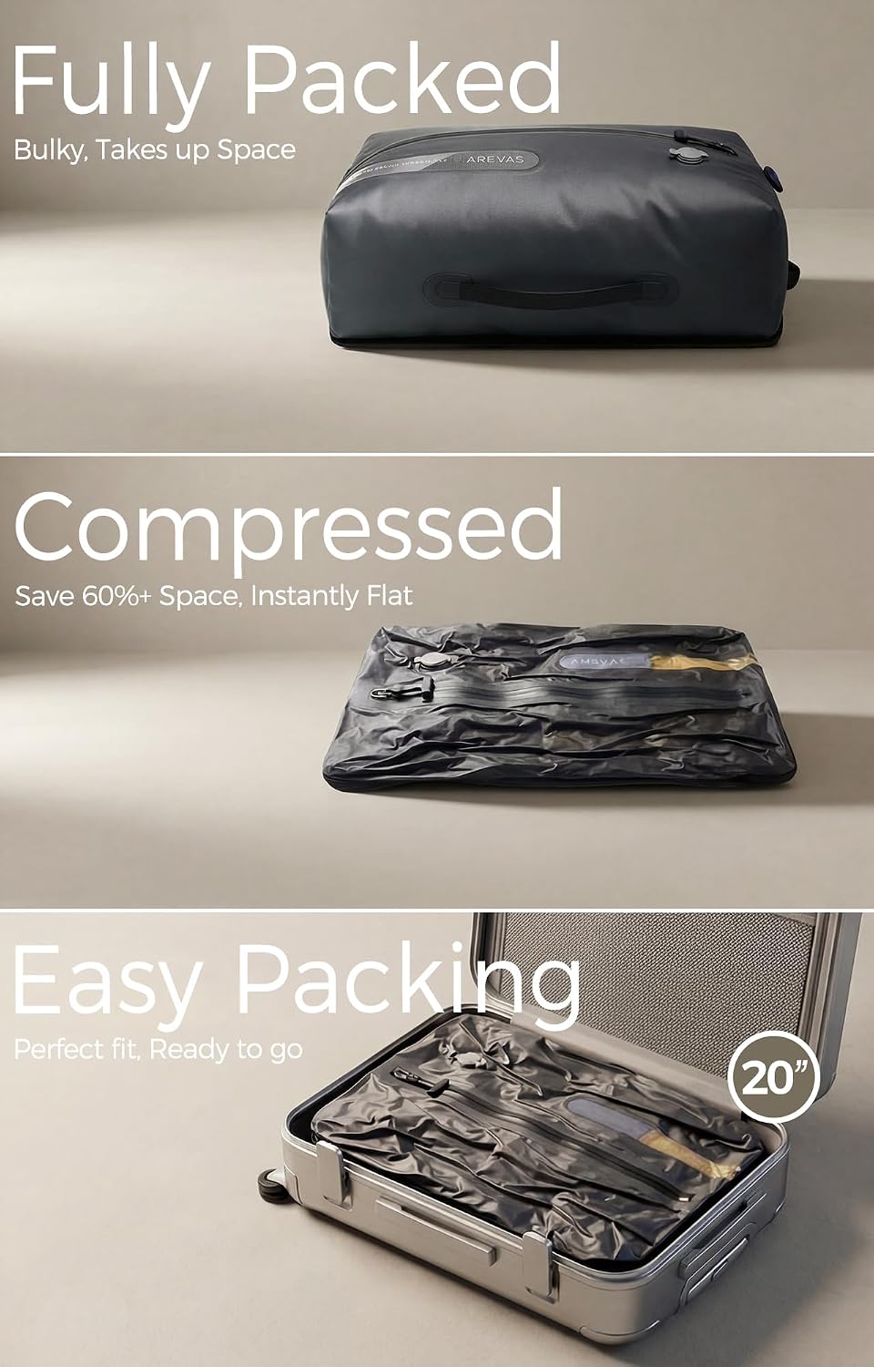 PackSlim Travel Compression Bags