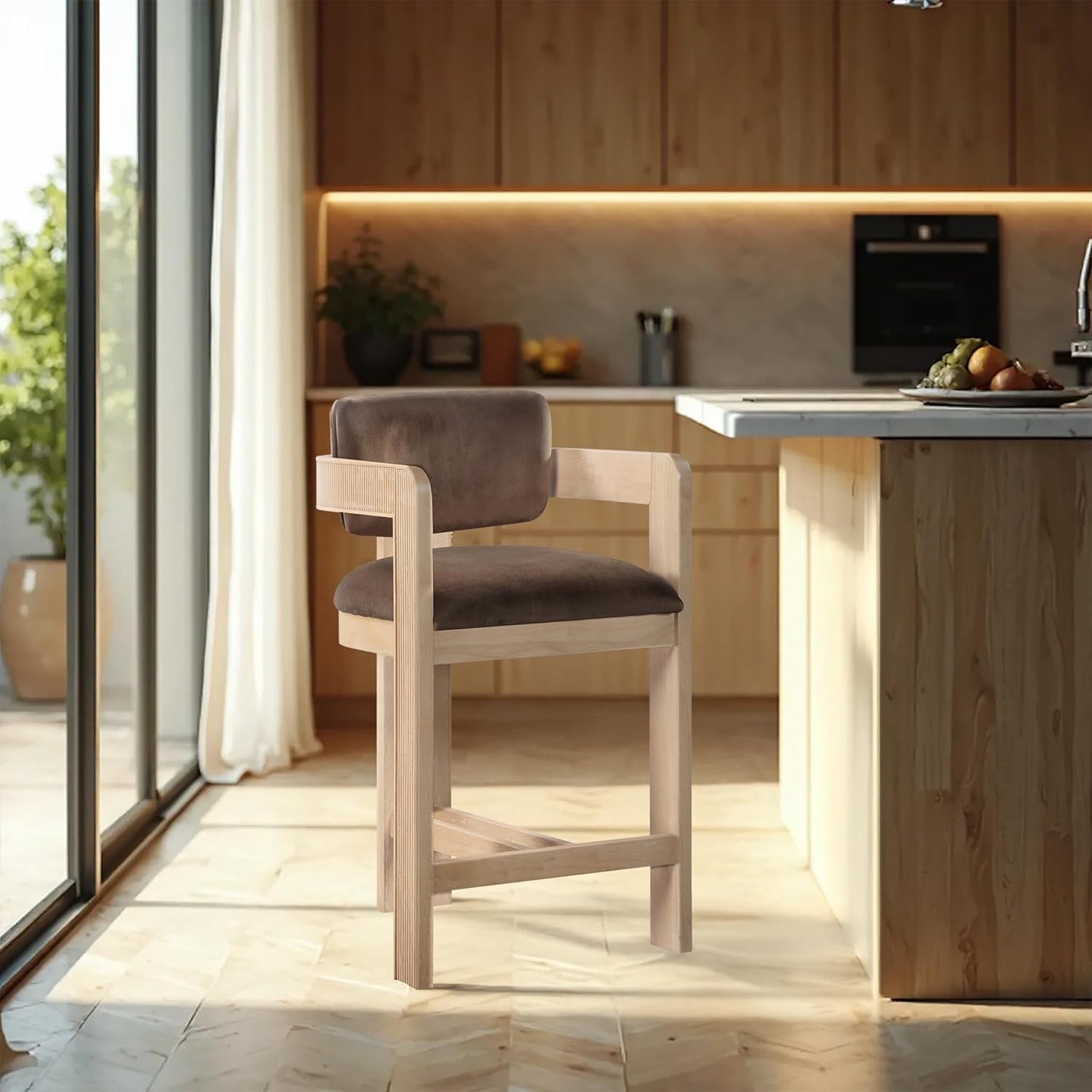 Sienna Fluted Stool