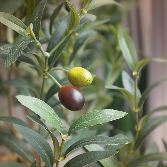 OliveGlow 7FT Faux Olive Tree