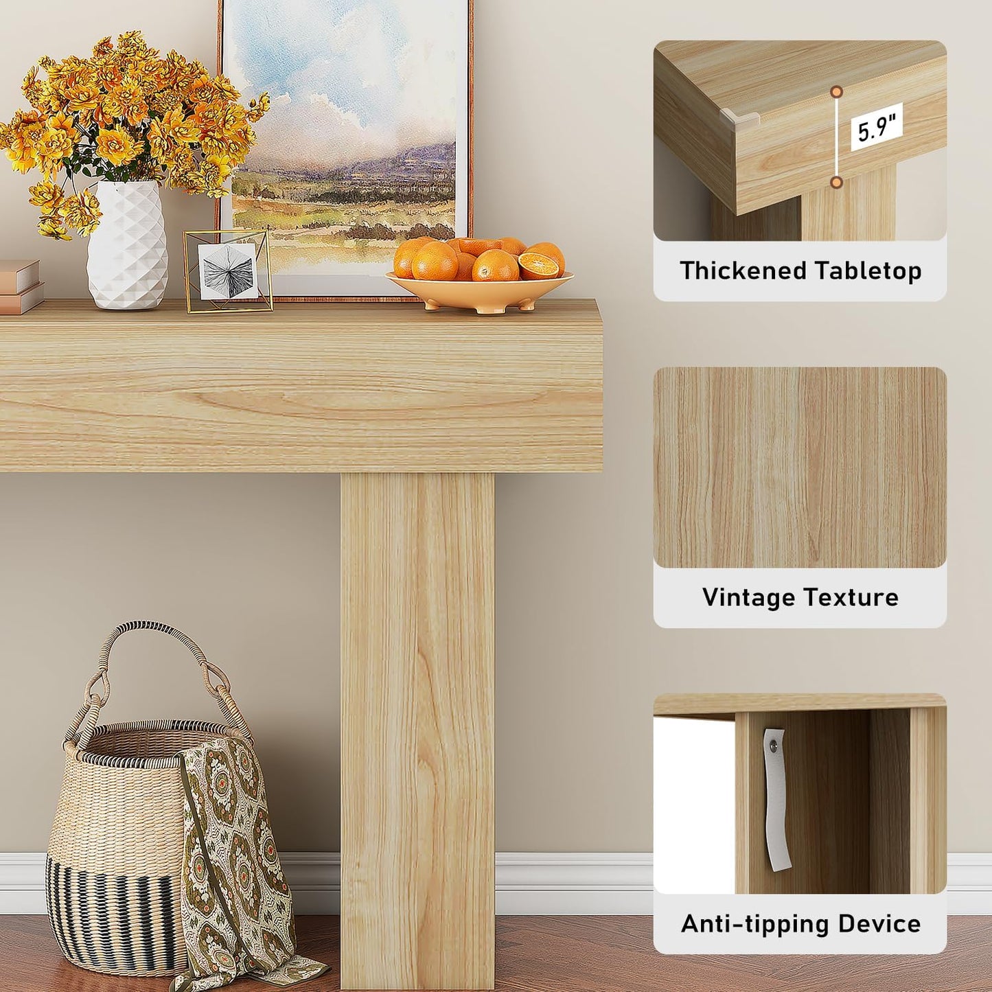 CasaWood Console Table