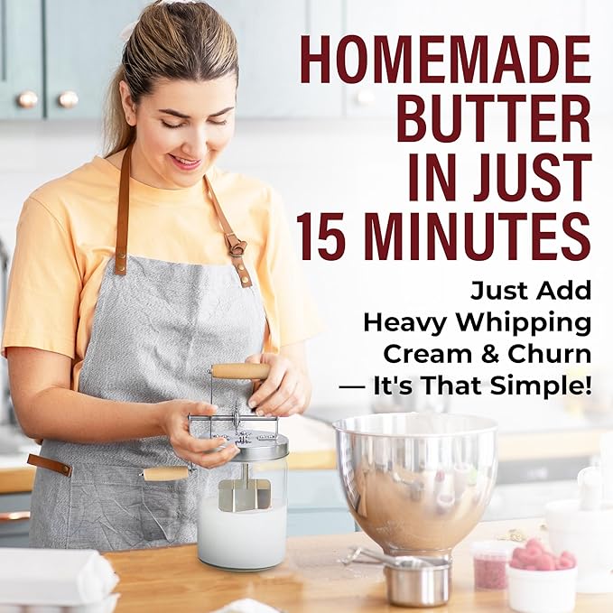 ChurnCraft Hand Crank Butter Maker Kit