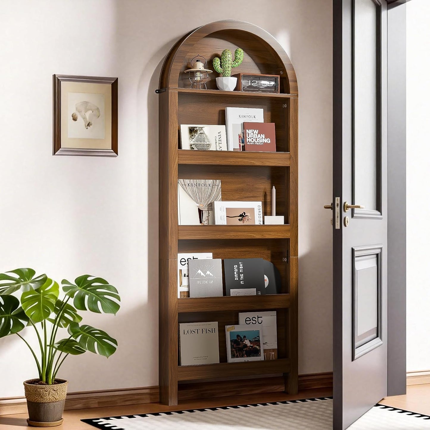 SlimArc 5-Tier Bookshelf