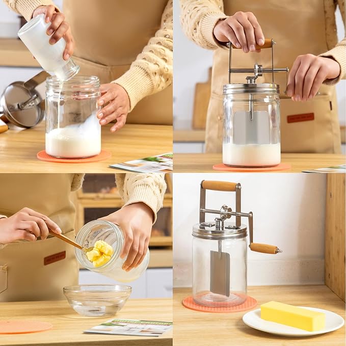 ChurnCraft Hand Crank Butter Maker Kit