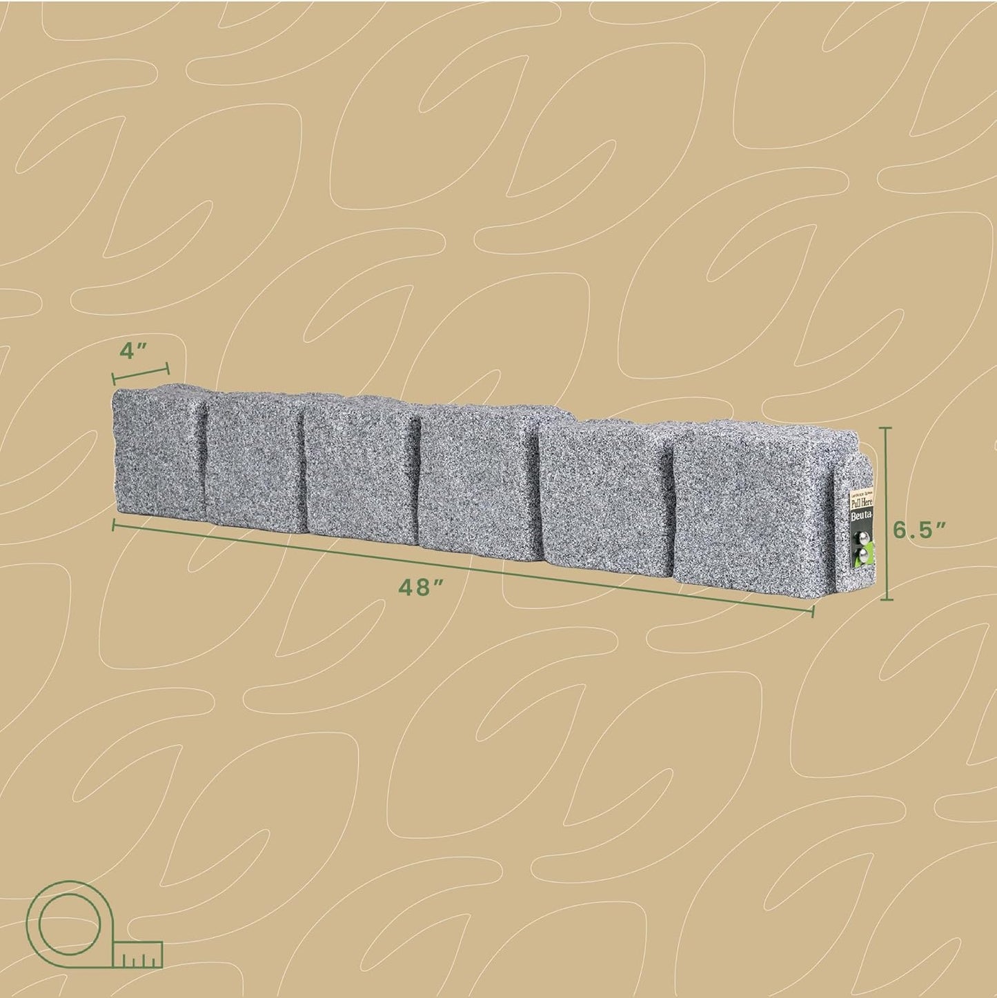 EdgeStone Pro Garden Border System - 1O Pack (40 FT)