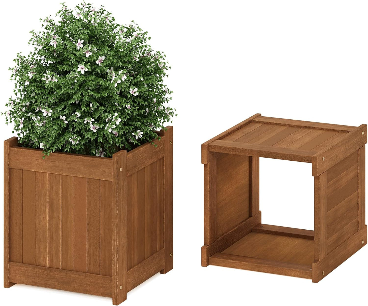 BloomSeat Garden Bench with Planters