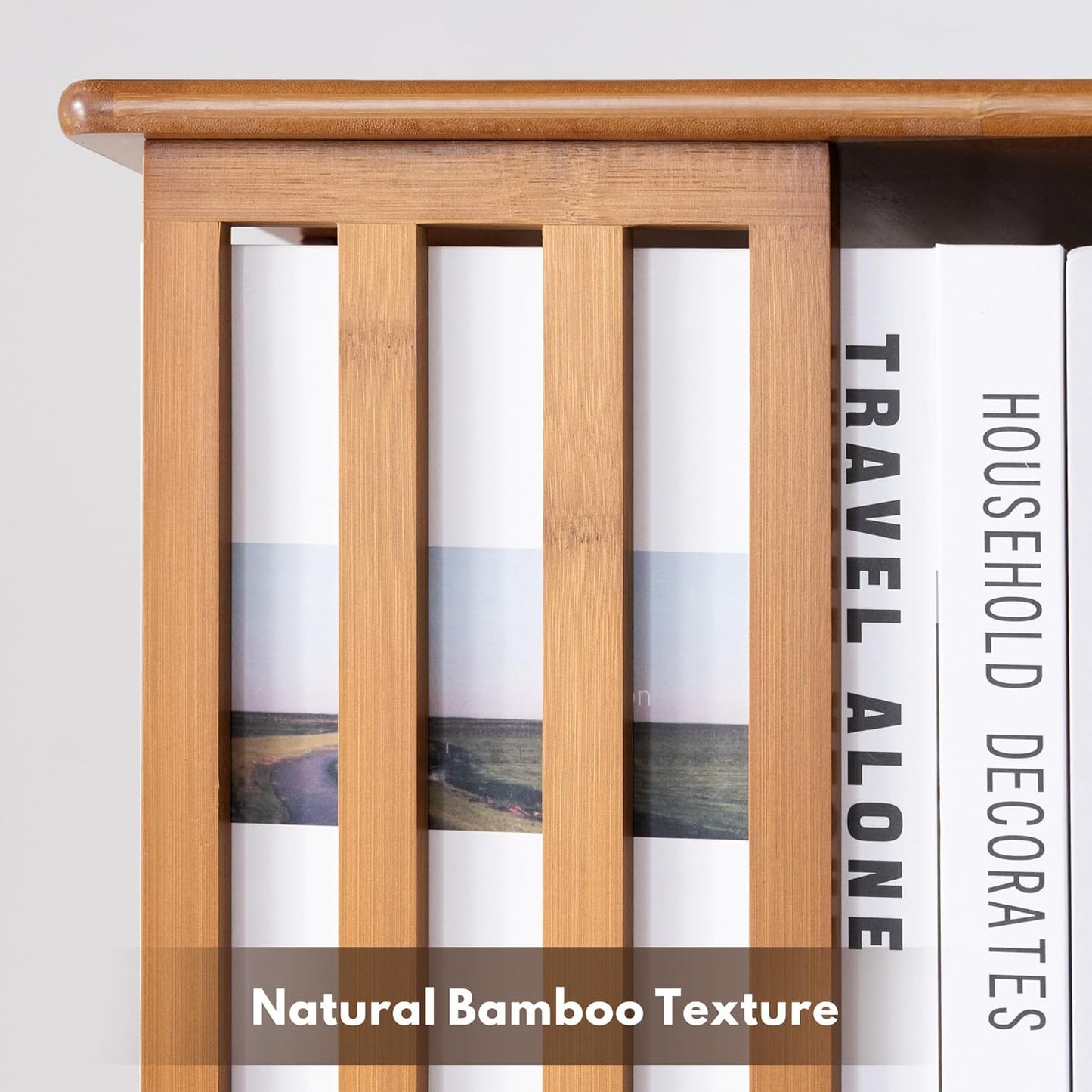SpinVault 360 Rotating Bookshelf Tower