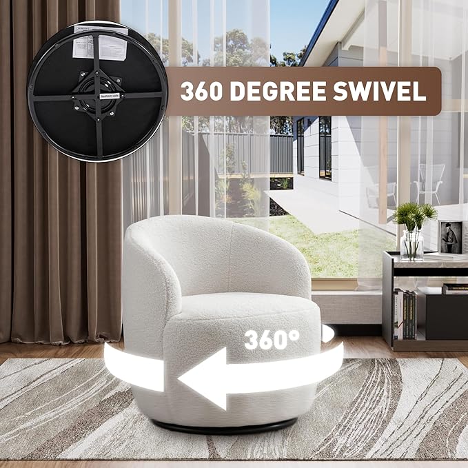 Veloura 360 Swivel Accent Chair