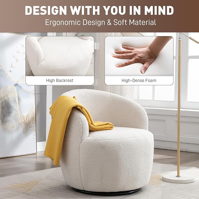 Veloura 360 Swivel Accent Chair