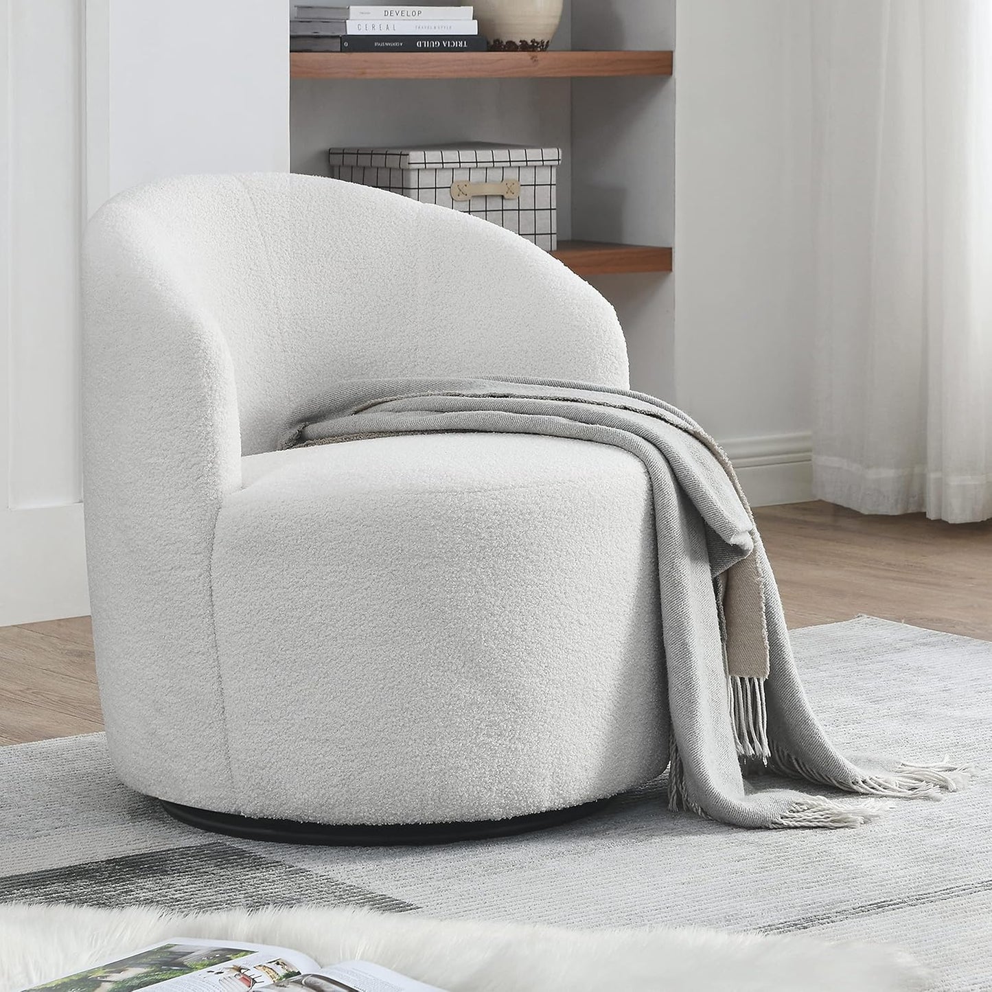 Veloura 360 Swivel Accent Chair