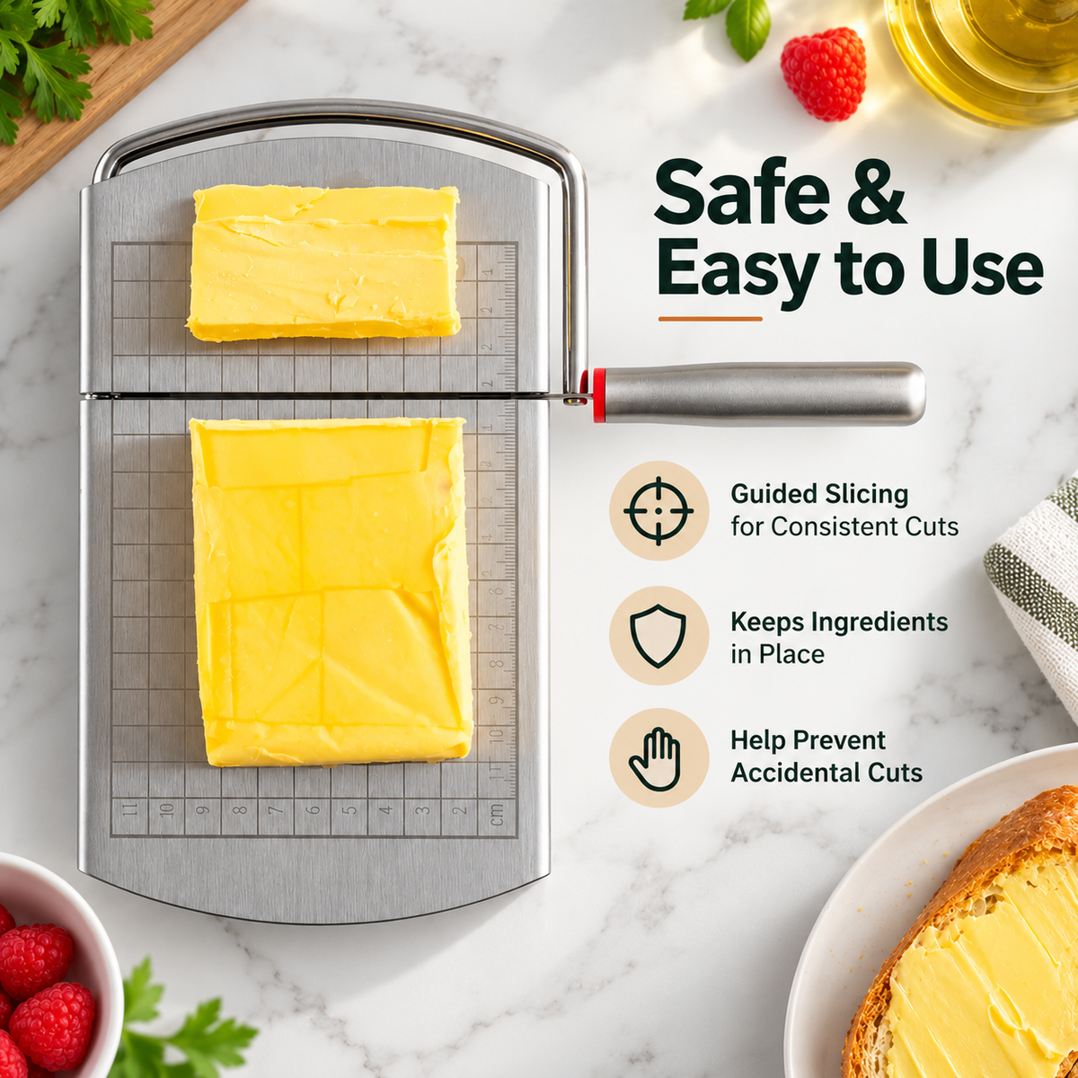 SliceMate Precision Cutting Board - 2 Packs