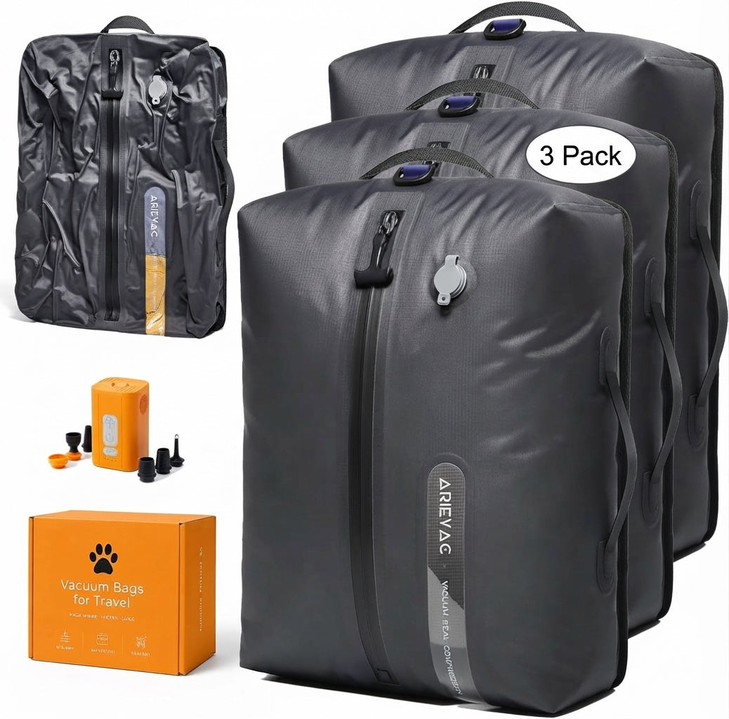PackSlim Travel Compression Bags