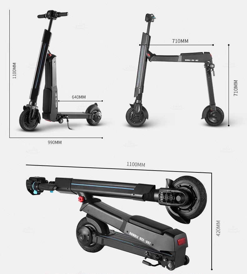 CityFlex - 2 Modes Electric Scooter-Bike Hybrid