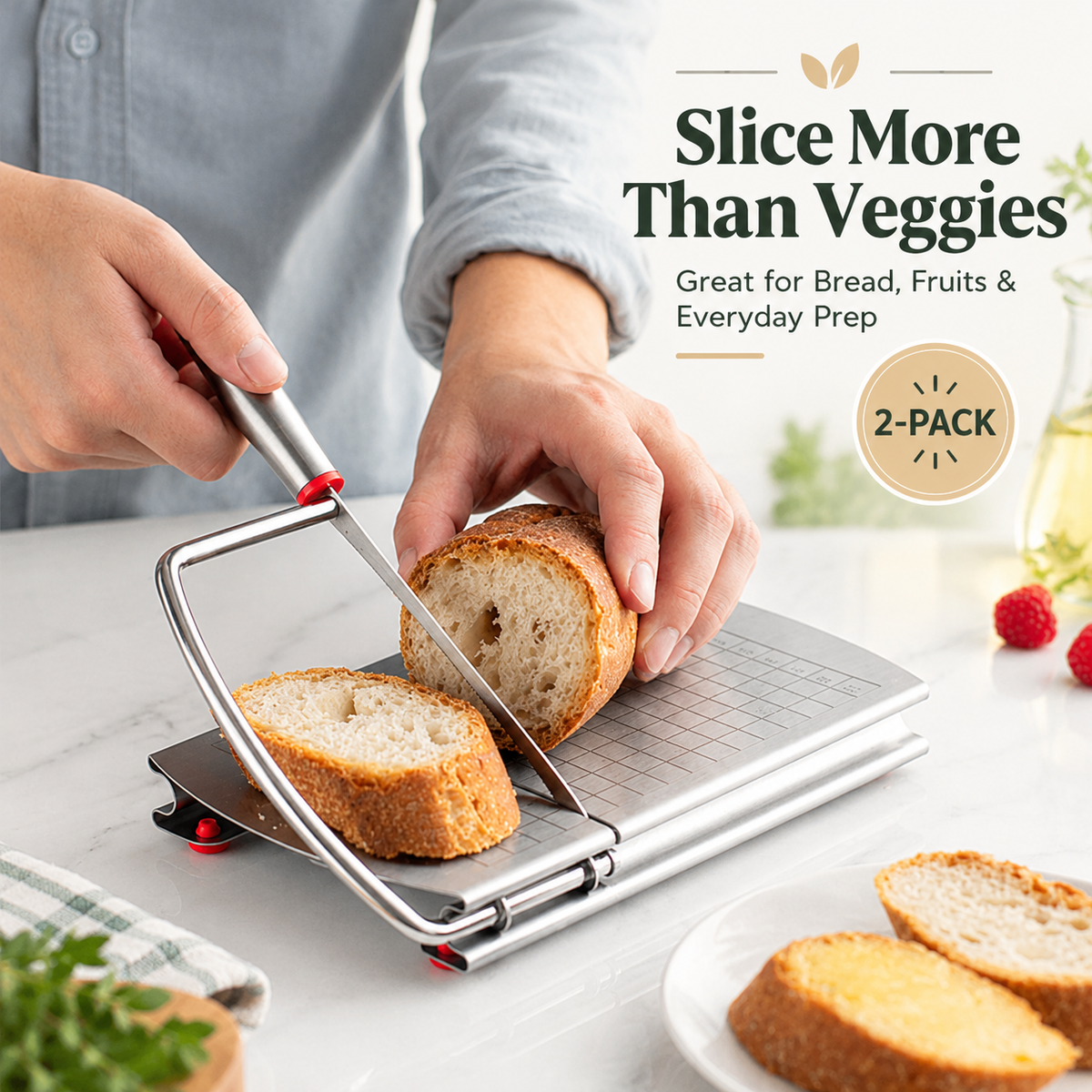 SliceMate Precision Cutting Board - 2 Packs