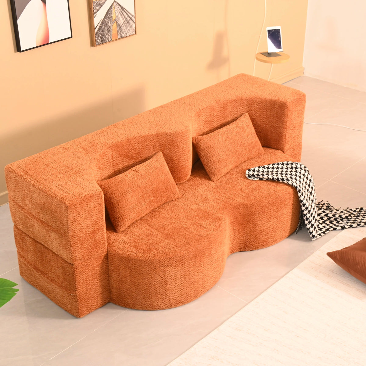 Compression Modular Space-Saving Sofa Bed
